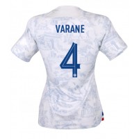 Ranska Raphael Varane #4 Vieraspaita Naiset MM-kisat 2022 Lyhythihainen